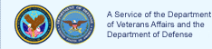 Seals of The Department of Veterans Affairs and the Department of Defense