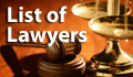 List of Lawyers