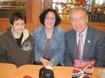 Grassley has breakfast with Iowans