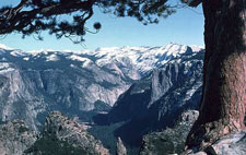 Snow-covered mountains