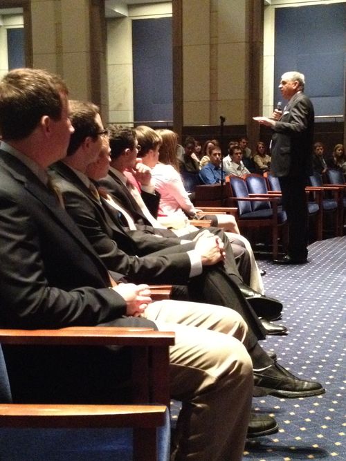 Addressing congressional summer interns