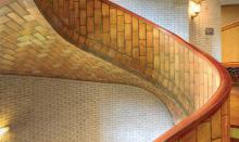 Guastavino vaulted staircase, 1914