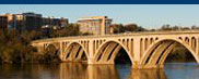 Key Bridge crossing Potomac River, Washington, DC