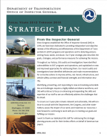 Screenshot of Strategic Plan