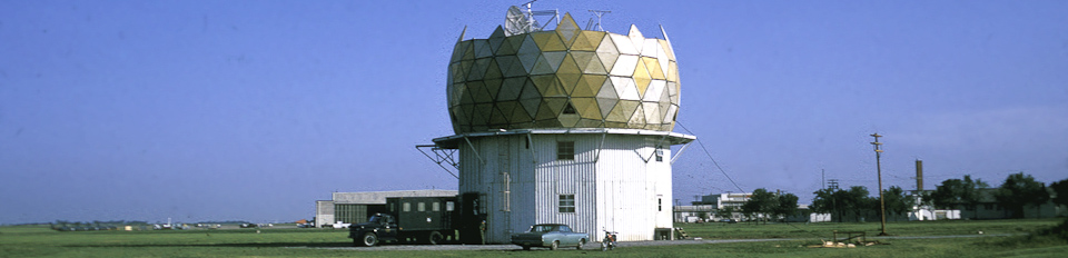 First WSR-88D Doppler Radar building under construction in 1969