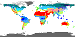 World map of the Koppen-Geiger climate classification