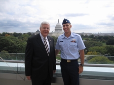 Enzi meets with Petty Officer Abram Heller