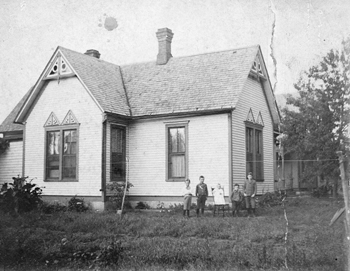 First home in Abilene, Kansas