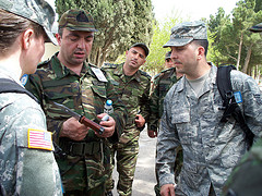 DTRA personnel interpret for Azerbaijani arms control inspectors