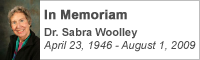 Sabra Woolley - In Memoriam