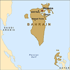 Map - Bahrain