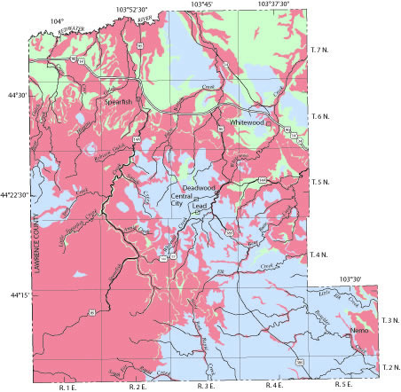 Lawrence County study area