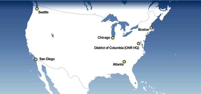 ONR Map - Locations Global