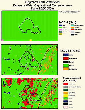 Dingman's Fall Watershed maps