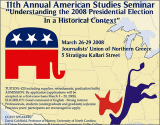 The American Studies Seminar Poster 2008