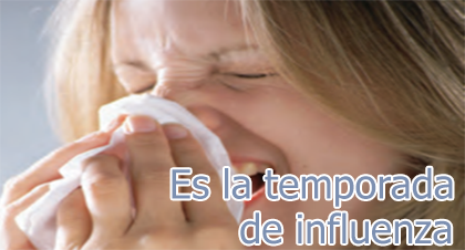 Es la temporada de influenza