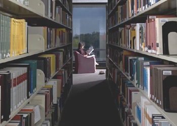 Young-Kee Kim in the Fermilab Library