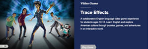 Learn English by playing the Trace Effect Game!