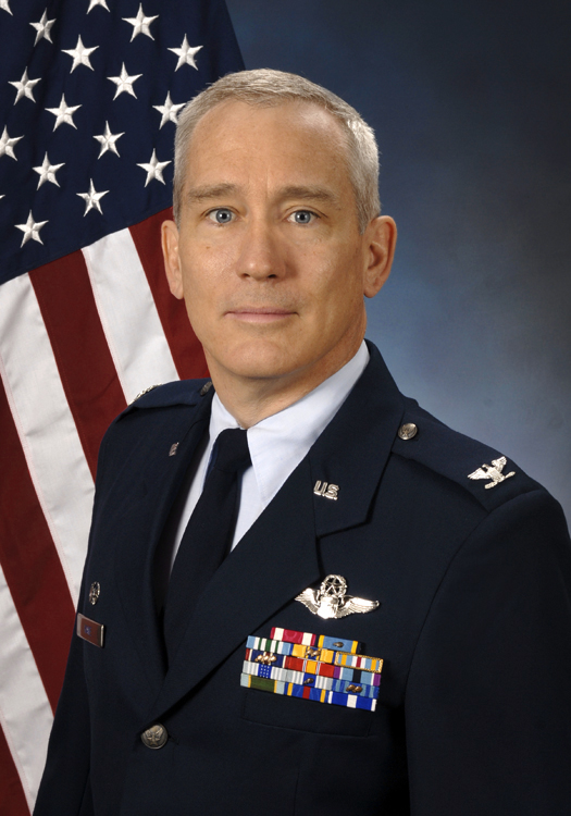 Col. John Kane, commander of the Texas Air National Guard's 149th Fighter Wing at Lackland Air Force Base, Texas.