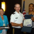 VIRGINIA BEACH, Va — Maj. Gen. Daniel E. Long, Jr., the Adjutant General of Virginia, and his wife Diane Long, recognized Virginia National Guard volunteers at the Virginia National Guard Volunteer Recognition Workshop July 14 in Virginia Beach. The volunteers received certificates and momentos in recognition of their support of various programs over the past year, including family readiness groups, family programs, youth camps and various other programs. “Volunteers are an integral part of the National Guard Family Program and without their time, dedication, and commitment, it would be impossible to do everything we do for service members and families,” said Vickie Sais, the Virginia National Guard director of Family Programs. “At this workshop, we wanted to sincerely thank all our...