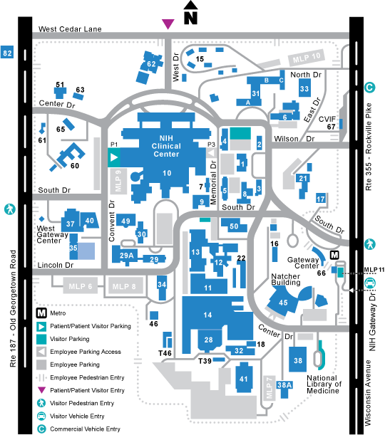 NIH Visitor Map