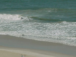 rip currents on beach