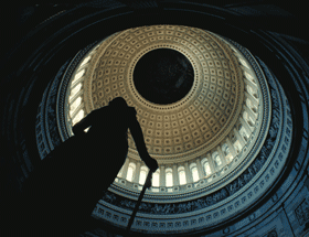 statue in the Capitol