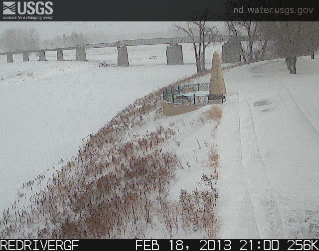 Webcam on Red River of the North at Grand Forks, ND