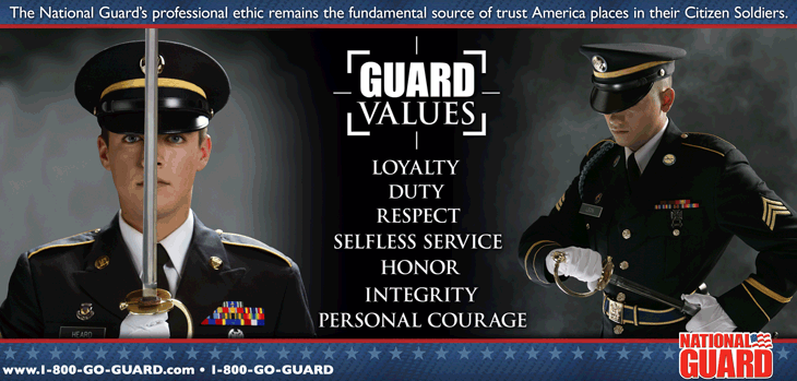 The National Guard's professional ethic remails the fundamental source of trust America places in their Citizen Soldiers.