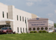 A view of the exterior of the Memphis VA Medical Center.