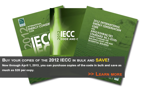 2012 IECC Bulk Discount