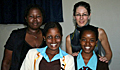 Left to Right: Precious Simba, PAO Sharon Hudson-Dean with local students at the Bulawayo American Corner.(Photo: Bulawayo AC)