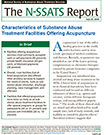 [Cover image of Characteristics of Substance Abuse Treatment Facilities Offering Acupuncture]