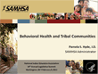 [Cover image of Behavioral Health and Tribal Communities]