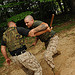 Marines in hand to hand combat