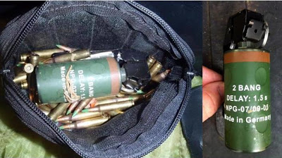 Live flash bang grenade was discovered in the checked baggage of a passenger at Northwest Florida Regional Airport (VPS).