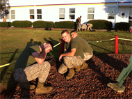 G-14 conducted a "field day" which consisted of cleaning up around our building on October 7, 2011. The Marines did a great job and were able to start their holiday weekend a little early.