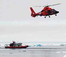 U.S. Coast Guard operations off Alaska. (USCG)