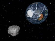 Asteroid 2012 DA14 Flight Path 