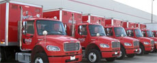 Photo of fleet trucks