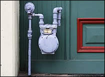 Photo of gas meter.