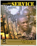 Service - 2007 Army Values poster