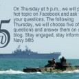 Share Last week we asked for your questions on expeditionary warfare – thinking about how we conduct Ops from the sea, usually on short notice, consisting of forward deployed, or...