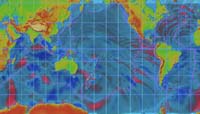 NOAA screen capture of Indian Ocean tsunami propagating across the world.