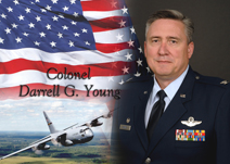 Colonel Darrell G. Young, 934th Airlift Wing Commander