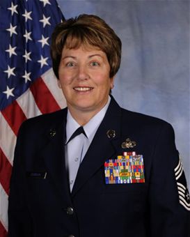 Chief Master Sergeant Cindy L. Downing, State Command Chief, California Air National Guard