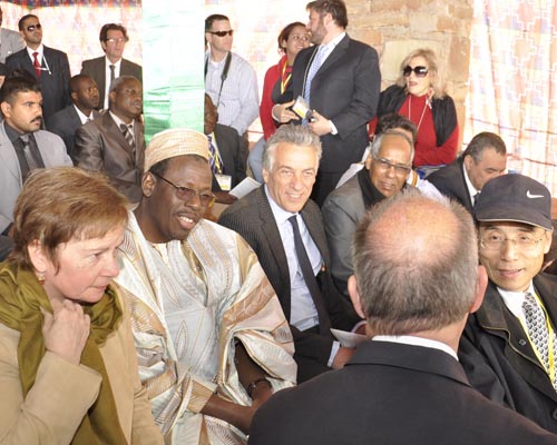 Ambassador Powell attended the opening ceremony of the 2012 Ancient Cities Festival in Oudane. (State Dept. Photo)