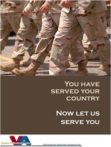 You Have Served Your Country. Now Let Us Serve You.