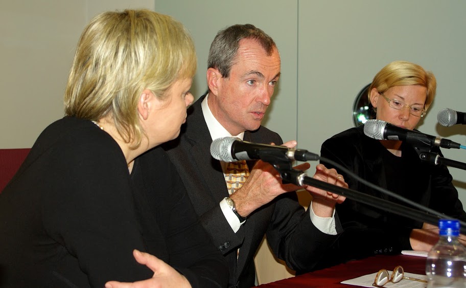 Botschafter Murphy mit Dr. Gesine Lötzsch