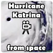 Hurricane Katrina from space